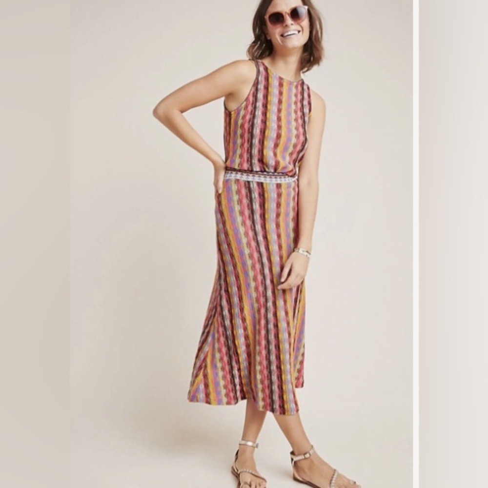NWOT Anthropologie Aldomartins Marbella Knit Skirt Multicolor